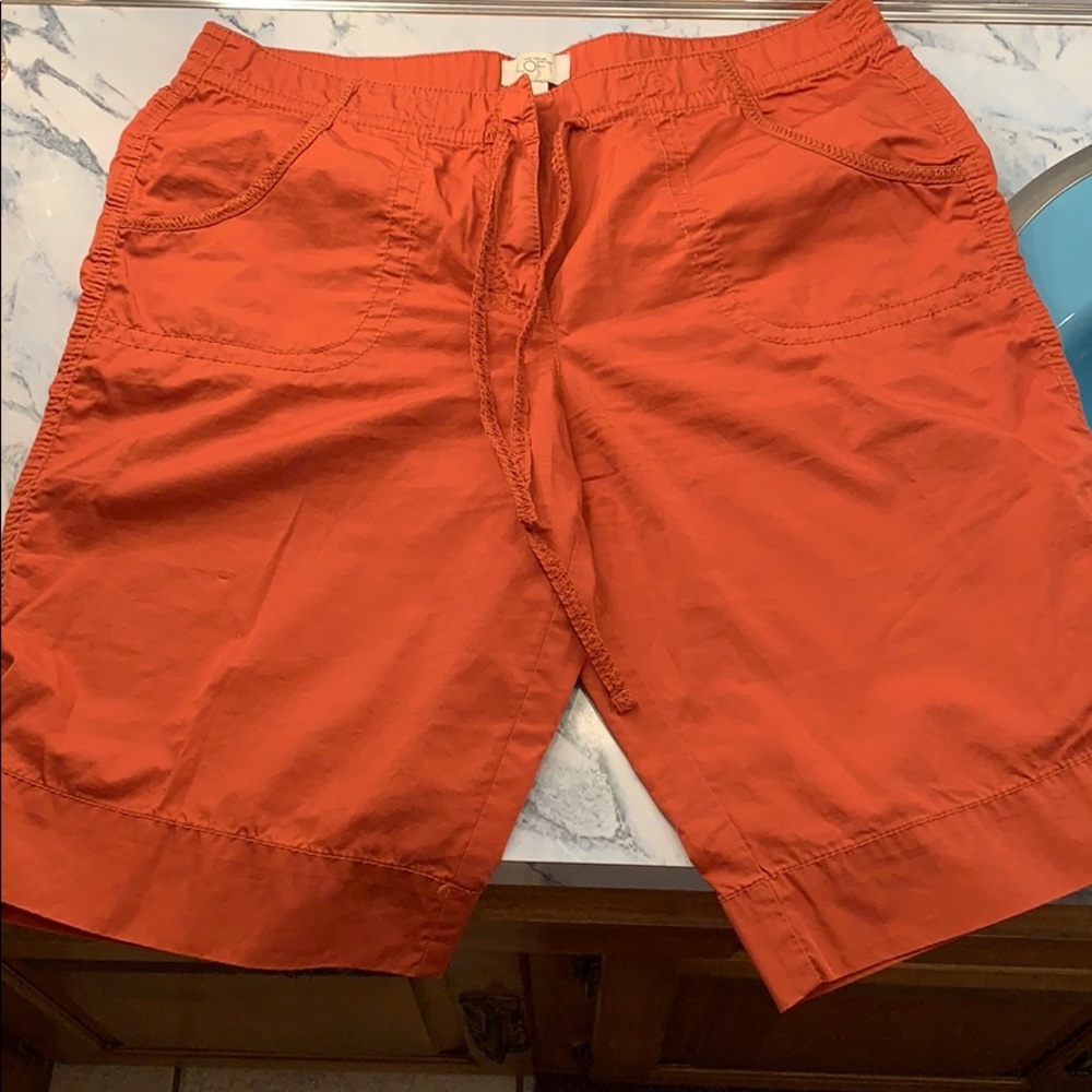 Loft Orange Burnt Bermuda Cargo short Size 12